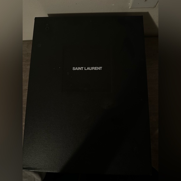 SAINT LAURENT SL/24 CANVAS & LEATHER HIGH-TOP SNEAKER - Picture 4 of 9